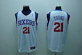 Philadelphia 76ers #21 Thaddeus Young white Jerseys,baseball caps,new era cap wholesale,wholesale hats