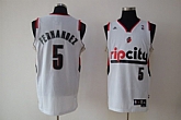 Portland TrailBlazers #5 Fernandez white Jerseys,baseball caps,new era cap wholesale,wholesale hats