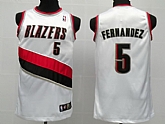 Portland TrailBlazers #5 Fernanedez White Jerseys,baseball caps,new era cap wholesale,wholesale hats