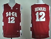 SACA High School #12 Dwight Howard Red Jerseys,baseball caps,new era cap wholesale,wholesale hats