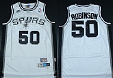 San Antonio Spurs #50 David Robinson White Throwback Swingman Jerseys,baseball caps,new era cap wholesale,wholesale hats