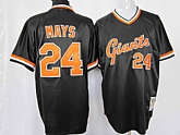 San Francisco Giants #24 Mays Black mitchell&ness Jerseys,baseball caps,new era cap wholesale,wholesale hats