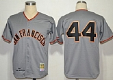 San Francisco Giants #44 Willie McCovey 1962 Gray Wool Throwback Jerseys,baseball caps,new era cap wholesale,wholesale hats