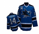 San Jose Sharks #14 CHEECHOO Blue Jerseys,baseball caps,new era cap wholesale,wholesale hats