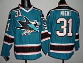 San Jose Sharks #31 NIEMI blue Jerseys,baseball caps,new era cap wholesale,wholesale hats