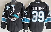 San Jose Sharks #39 Logan Couture Black Third Jerseys,baseball caps,new era cap wholesale,wholesale hats