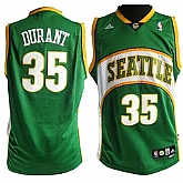 Seattle Supersonics #35 Kevin Durant Green Swingman Jerseys,baseball caps,new era cap wholesale,wholesale hats