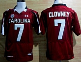 South Carolina Gamecocks #7 Jadeveon Clowney Red Jerseys,baseball caps,new era cap wholesale,wholesale hats