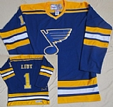 St.Louis Blues #1 Mike Liut Blue Throwback CCM Jerseys,baseball caps,new era cap wholesale,wholesale hats
