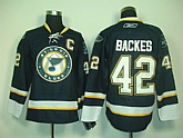 St.Louis Blues #42 Backes Black C Patch Jerseys,baseball caps,new era cap wholesale,wholesale hats