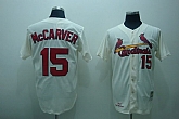 St.Louis Cardinals #15 Edmonds cream Jerseys,baseball caps,new era cap wholesale,wholesale hats