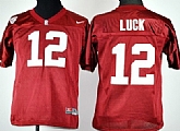 Standford Cardinals #12 Andrew Luck Red Kids Jerseys,baseball caps,new era cap wholesale,wholesale hats