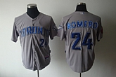 Toronto Blue Jays #24 Romero Grey jersey,baseball caps,new era cap wholesale,wholesale hats