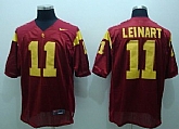 USC Trojans #11 Leinart Red NCAA Jerseys,baseball caps,new era cap wholesale,wholesale hats