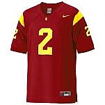 USC Trojans #2 Mays Red NCAA Jerseys,baseball caps,new era cap wholesale,wholesale hats