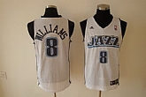 Utah Jazz #8 Deron Williams white Jerseys,baseball caps,new era cap wholesale,wholesale hats