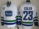 Vancouver Canucks #23 Edler White Third Jerseys,baseball caps,new era cap wholesale,wholesale hats