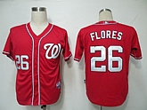 Washington Nationals #26 Floresred cool base Jerseys,baseball caps,new era cap wholesale,wholesale hats