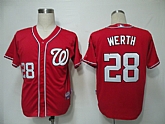 Washington Nationals #28 Werth red cool base Jerseys,baseball caps,new era cap wholesale,wholesale hats