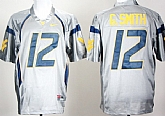 West Virginia Mountaineers #12 Geno Smith Gray Jerseys,baseball caps,new era cap wholesale,wholesale hats