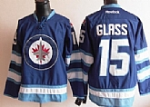 Winnipeg Jets #15 Tanner Glass 2011 Blue Jerseys,baseball caps,new era cap wholesale,wholesale hats