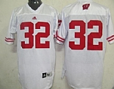 Wisconsin Badgers #32 John Clay White NCAA Jerseys,baseball caps,new era cap wholesale,wholesale hats