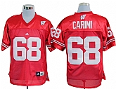 Wisconsin Badgers #68 Gabe Carimi Red NCAA Jerseys,baseball caps,new era cap wholesale,wholesale hats