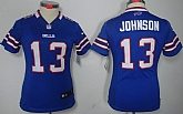 Women's Nike Limited Buffalo Bills #13 Steve Johnson Light Blue Jerseys,baseball caps,new era cap wholesale,wholesale hats