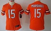 Women's Nike Limited Chicago Bears #15 Brandon Marshall Orange Jerseys,baseball caps,new era cap wholesale,wholesale hats
