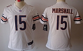 Women's Nike Limited Chicago Bears #15 Brandon Marshall White Jerseys,baseball caps,new era cap wholesale,wholesale hats