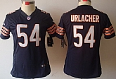 Women's Nike Limited Chicago Bears #54 Brian Urlacher Blue Jerseys,baseball caps,new era cap wholesale,wholesale hats