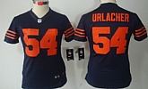 Women's Nike Limited Chicago Bears #54 Brian Urlacher Blue With Orange Jerseys,baseball caps,new era cap wholesale,wholesale hats