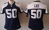 Women's Nike Limited Dallas Cowboys #50 Sean Lee Blue Thanksgiving Jerseys,baseball caps,new era cap wholesale,wholesale hats