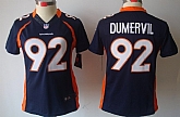 Women's Nike Limited Denver Broncos #92 Elvis Dumervil Blue Jerseys,baseball caps,new era cap wholesale,wholesale hats
