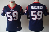 Women's Nike Limited Houston Texans #59 Whitney Mercilus Blue Jerseys,baseball caps,new era cap wholesale,wholesale hats