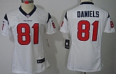 Women's Nike Limited Houston Texans #81 Owen Daniels White Jerseys,baseball caps,new era cap wholesale,wholesale hats