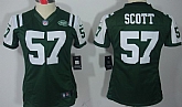 Women's Nike Limited New York Jets #57 Bart Scott Green Jerseys,baseball caps,new era cap wholesale,wholesale hats