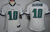 Women's Nike Limited Philadelphia Eagles #10 DeSean Jackson White Jerseys,baseball caps,new era cap wholesale,wholesale hats