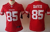 Women's Nike Limited San Francisco 49ers #85 Vernon Davis Red Jerseys,baseball caps,new era cap wholesale,wholesale hats