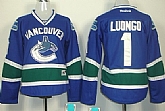 Women's Vancouver Canucks #1 Roberto Luongo Blue Jerseys,baseball caps,new era cap wholesale,wholesale hats