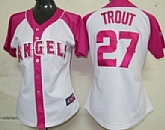 Womens Anaheim Angels #27 Mike Trout 2012 Fashion Majestic Athletic Jerseys,baseball caps,new era cap wholesale,wholesale hats