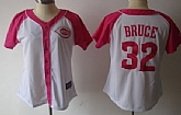 Womens Cincinnati Reds 32 Jay Bruce 2012 Fashion Majestic Athletic Jerseys,baseball caps,new era cap wholesale,wholesale hats