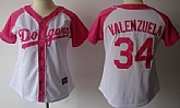 Womens Los Angeles Dodgers #34 Fernando Valenzuela 2012 Fashion Majestic Athletic Jerseys,baseball caps,new era cap wholesale,wholesale hats
