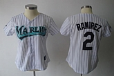 Womens Marlins #2 Ramirez white Jerseys,baseball caps,new era cap wholesale,wholesale hats