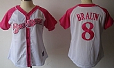 Womens Milwaukee Brewers #8 Ryan Braun 2012 Fashion Majestic Athletic Jerseys,baseball caps,new era cap wholesale,wholesale hats