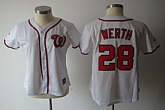 Womens Nationals #28 Werth White Jerseys,baseball caps,new era cap wholesale,wholesale hats