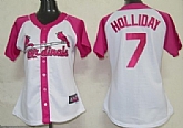 Womens St.Louis Cardinals #7 Matt Holliday 2012 Fashion Majestic Athletic Jerseys,baseball caps,new era cap wholesale,wholesale hats