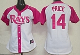 Womens Tampa Bay Rays #14 David Price 2012 Fashion Majestic Athletic Jerseys,baseball caps,new era cap wholesale,wholesale hats