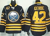 Youth Buffalo Sabres #42 Nathan Gerbe Dark Blue Jerseys,baseball caps,new era cap wholesale,wholesale hats