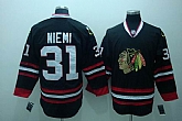 Youth Chicago Blackhawks #31 Niemi black Jerseys,baseball caps,new era cap wholesale,wholesale hats